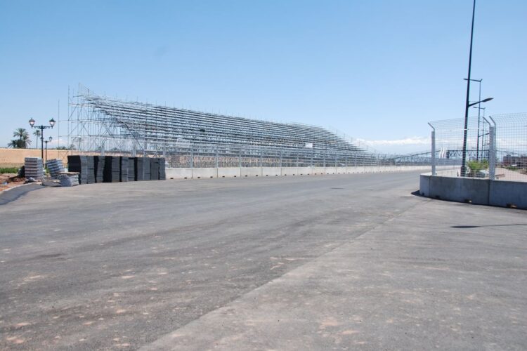 Morocco street circuit taking shape