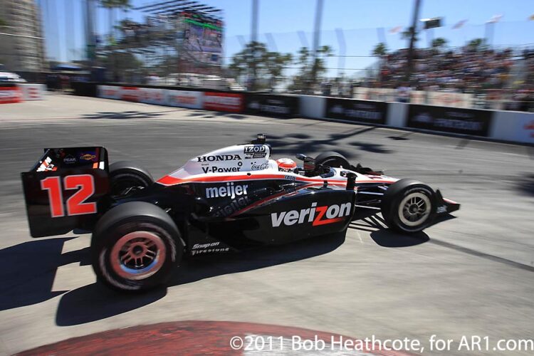 Power nips Hunter-Reay for Long Beach pole