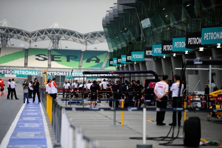 Sepang circuit in need of repairs