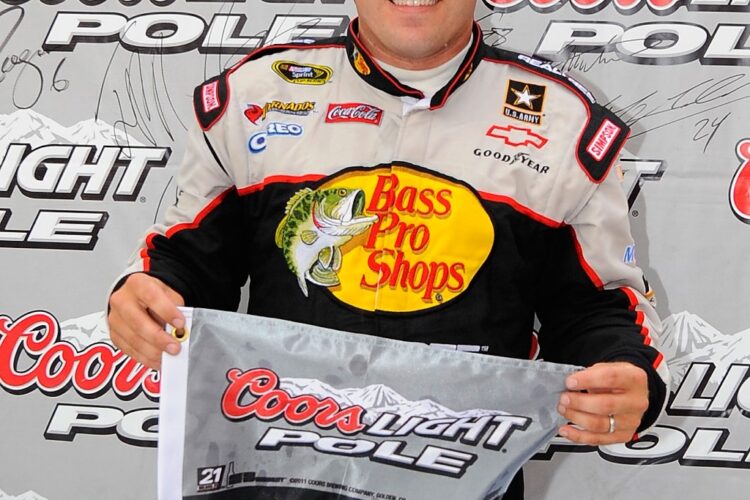 Newman rockets to pole at Bristol