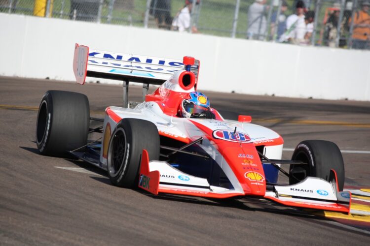 Junior Strous wins Indy Lights race on first try