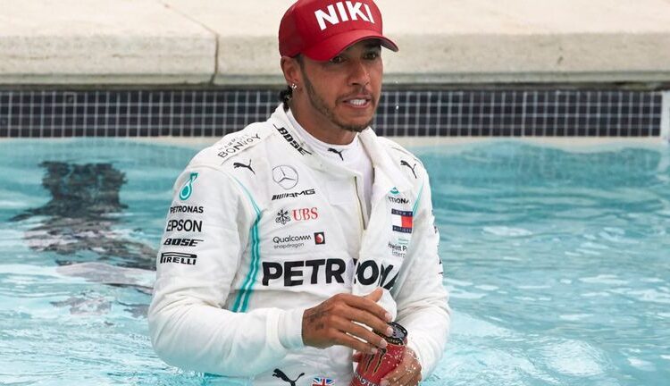 Hamilton jumped into Monaco pool with ‘chemicals’