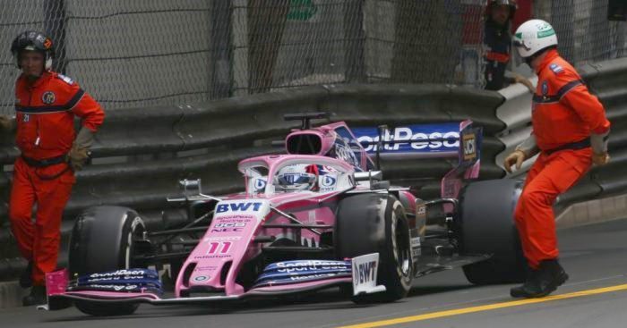 Perez shaken after Monaco marshal near-miss