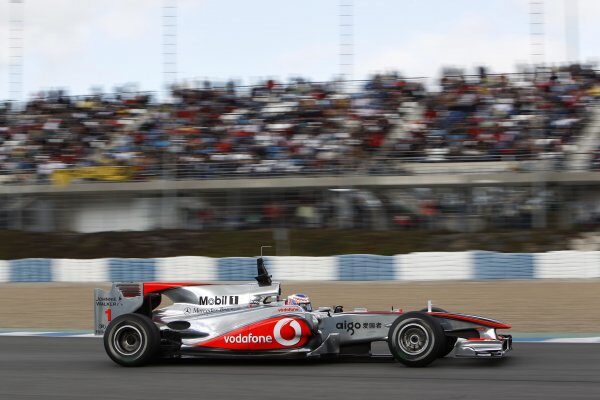 Button tops final day of testing at Jerez