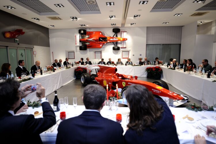 Fiorano hosts the Italian F1 media dinner