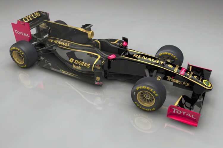 Lotus, the manufacturer, returns to Formula 1