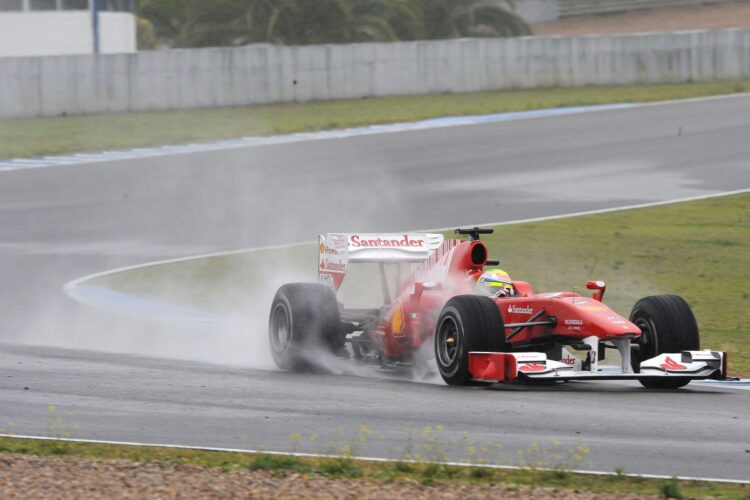 Testers to tackle certain rain at Jerez