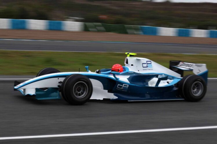 Photos: Schu begins GP2 test, Cosworth ready to ship engines