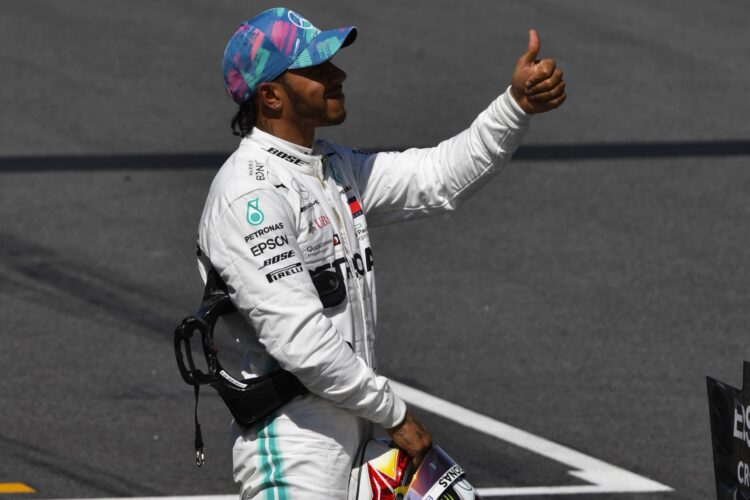 Hamilton leads Mercedes 1-2 parade in Barcelona