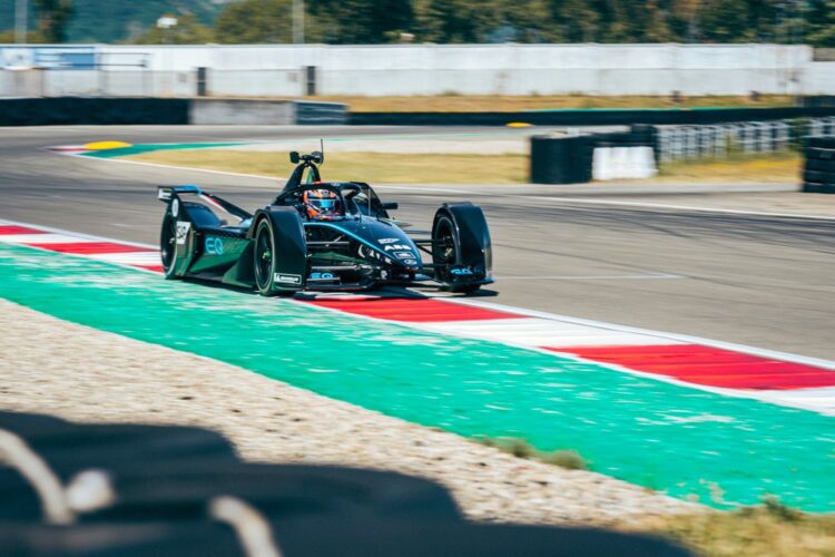 Mercedes is back testing their Formula E car