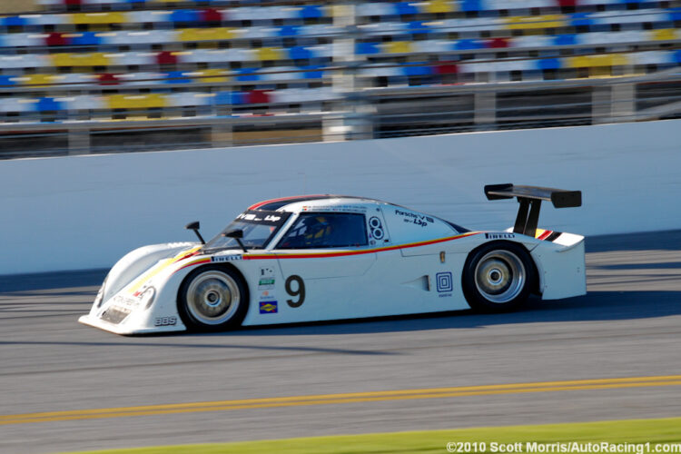 Action Express Racing #9 Porsche on display