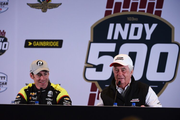 Indy 500 Front Row Press Conference