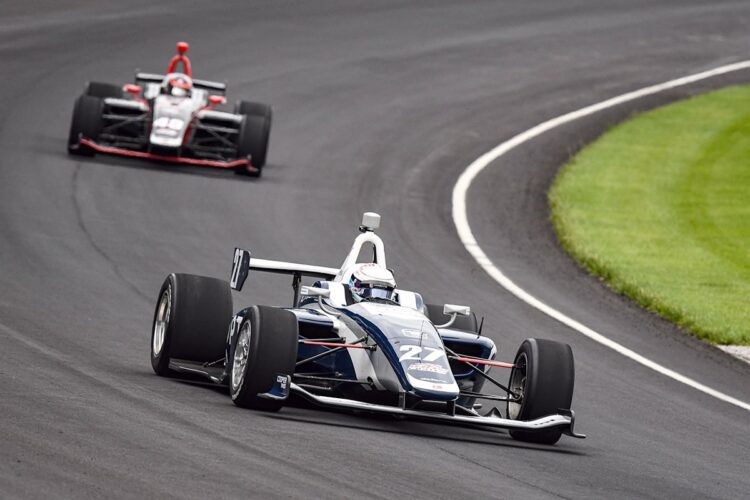 Megennis Leads Andretti Team Sweep of Qualifying for the Freedom 100