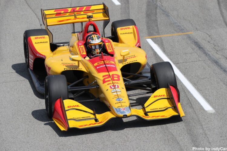 Hunter-Reay tops only IndyCar Mid-Ohio Practice Session