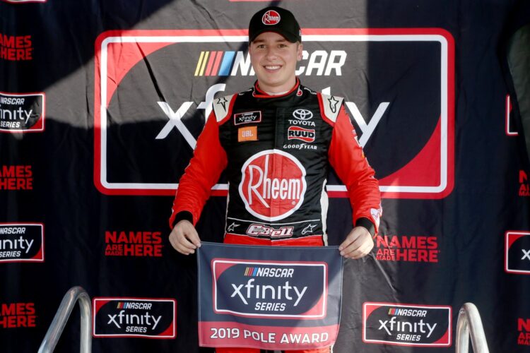 Bell wins Xfinity pole in Charlotte