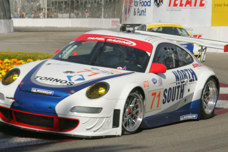 Road Atlanta testing for Tafel Porsche team