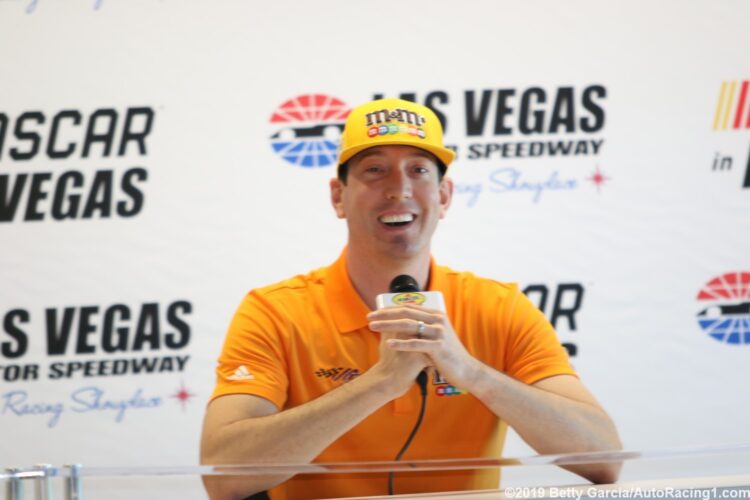 Las Vegas Kyle Busch Q&A on re-signing with Gibbs