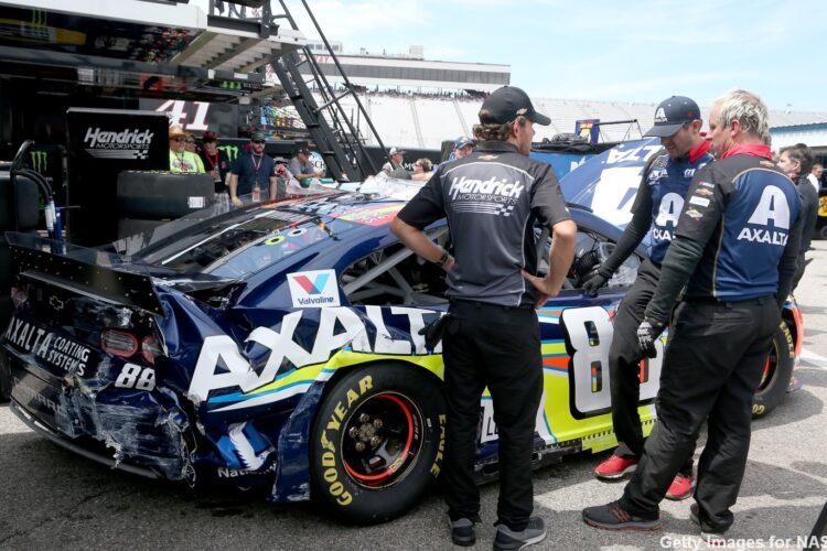 Will Bowman wad up a third car in today’s race?