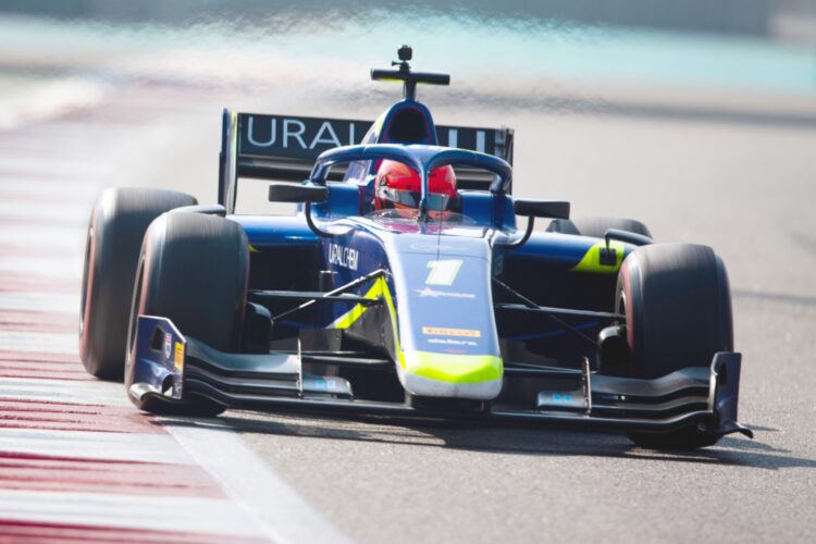 Mazepin finishes fastest on final day of F2 testing