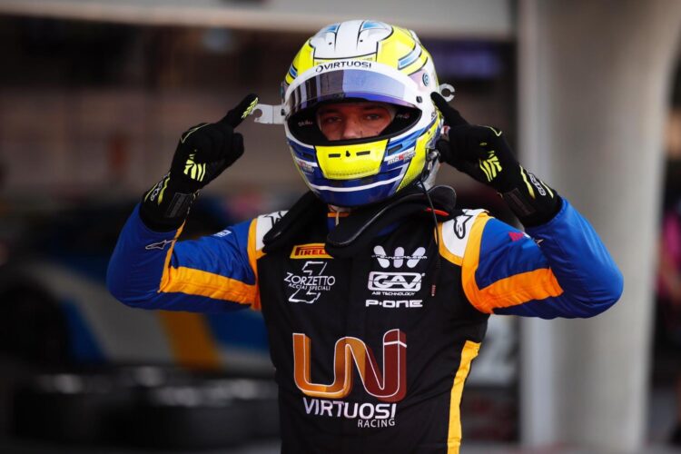 Ghiotto fires to Bahrain F2 pole