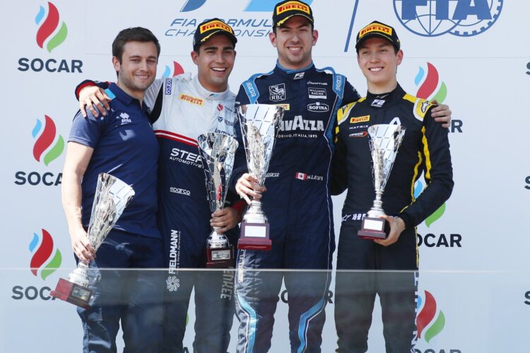 Nicholas Latifi sprints to Baku F2 win