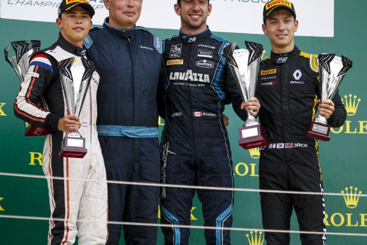 F2: Latifi cruises to victory ahead of de Vries