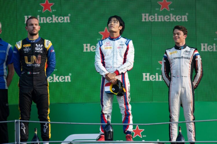 Matsushita masters Monza for Feature Race victory