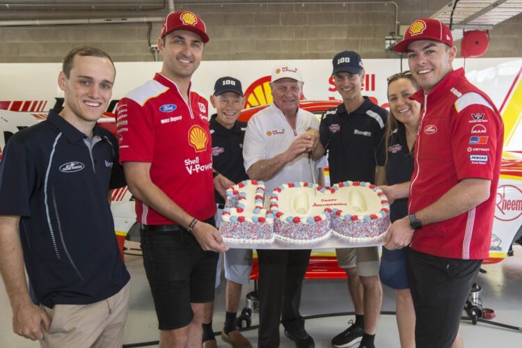 Three Threes celebrations continue at Shell V-Power Racing Team