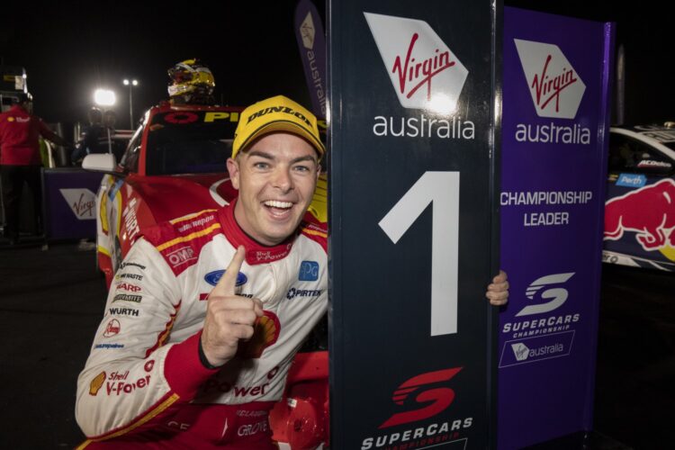 McLaughlin returns to top of podium with spectacular win in Perth