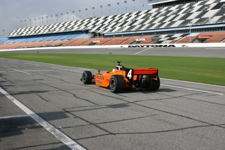 Indy Carâ€™s first day of Daytona testing