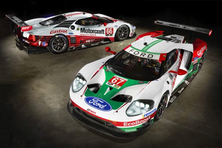 Ford Chip Ganassi Racing Unveil Special Historic Liveries for Rolex 24 At Daytona