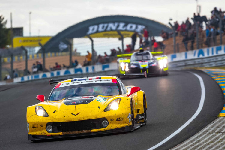 LeMans 24 hour 20: Ferrari and Corvette battle in GTE-Pro