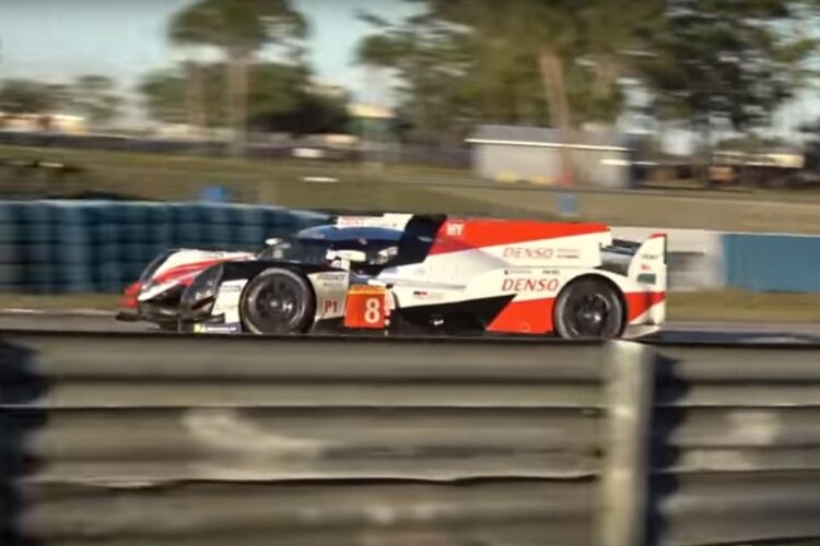 Video: Toyota LMP1 Hybrid Turns First Laps of Sebring