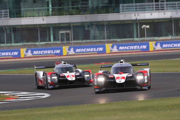 Toyota locks out top spots in Silverstone WEC second practice