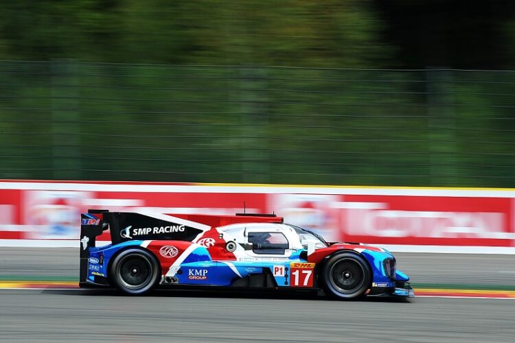 SMP and Toyota top Spa practice 1 and 2