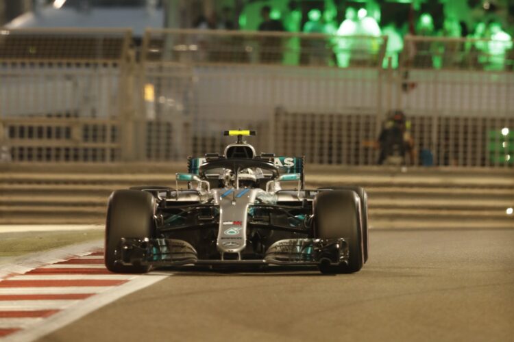 Bottas over Verstappen in Abu Dhabi 2nd Practice