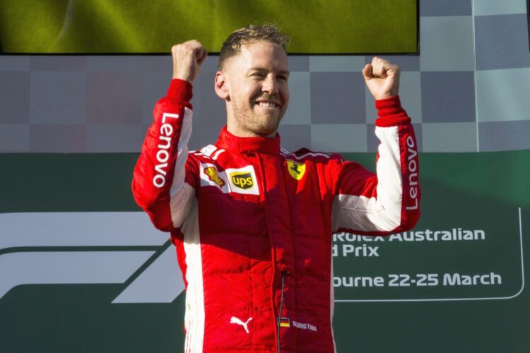 Vettel defeats Hamilton in Australia