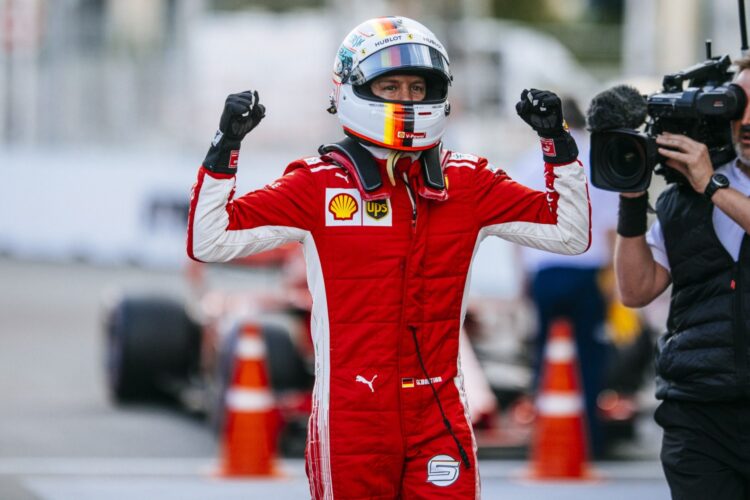 Vettel beats Hamilton for pole in Azerbaijan