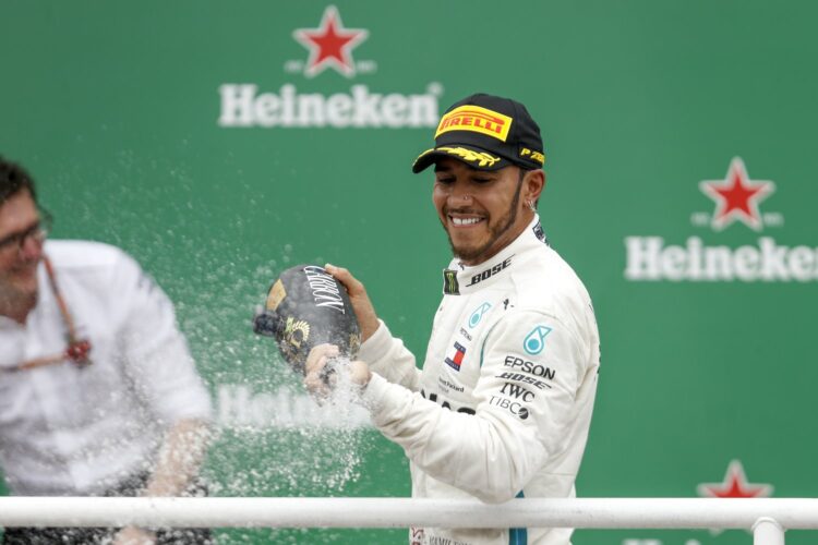 Hamilton gifted Brazil win after Ocon punts Verstappen