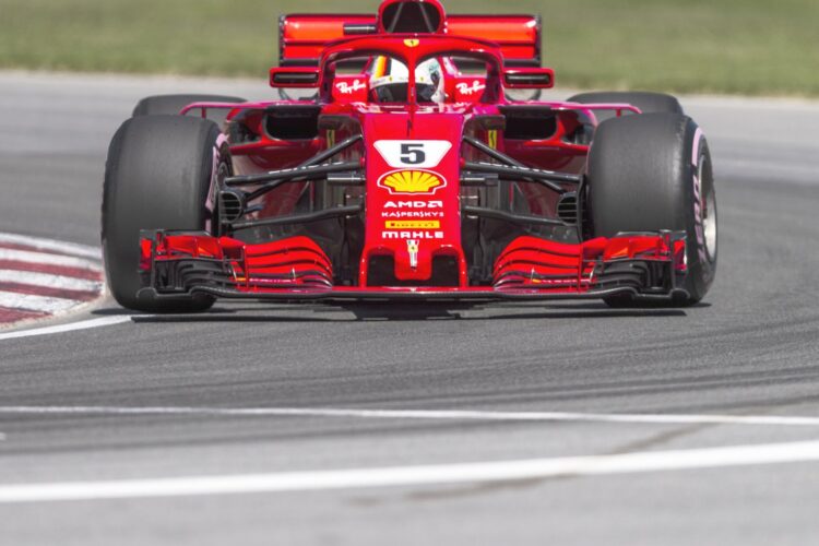 Vettel goes flag-to-flag in Montreal