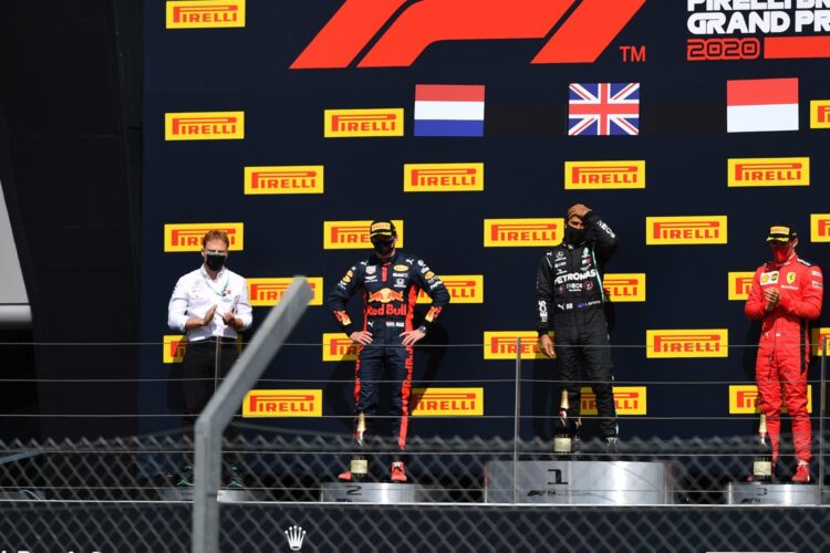 Didier Pironi’s son on Silverstone podium