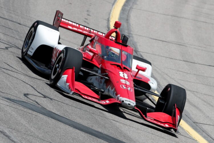 IndyCar Aeroscreen shows it worth in Iowa accident