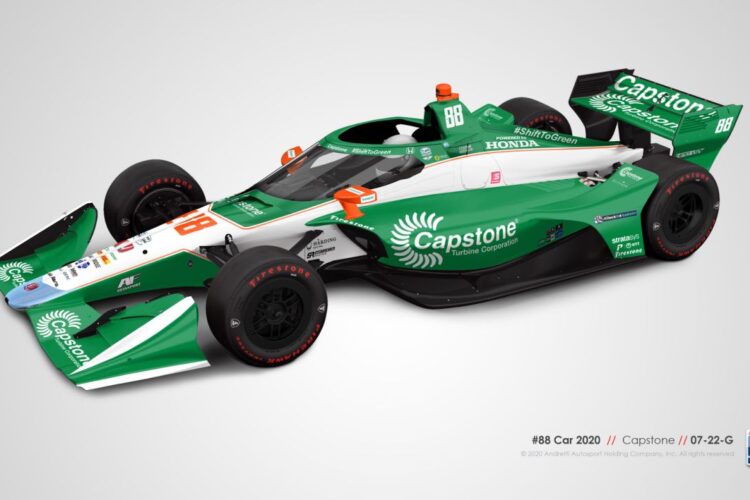 Capstone launches new livery for rest of IndyCar season