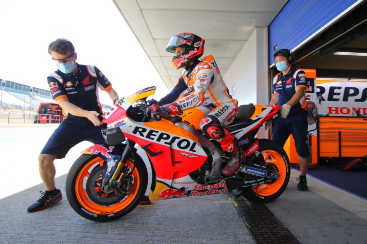 Marquez tops opening practice in Jerez