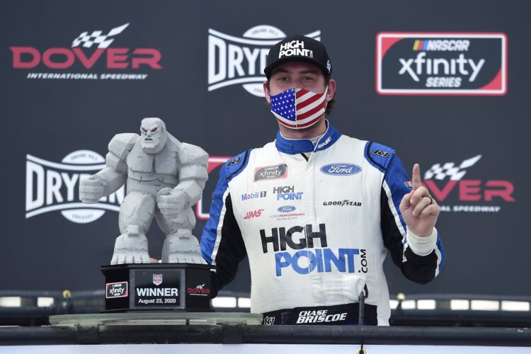 Chase Briscoe wins 2nd half of Xfinity doubleheader