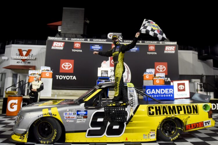 Enfinger wins NASCAR Trucks regular-season finale at Richmond