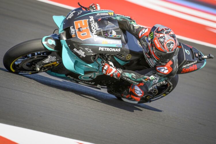 Quartararo tops Friday MotoGP practice in Misano