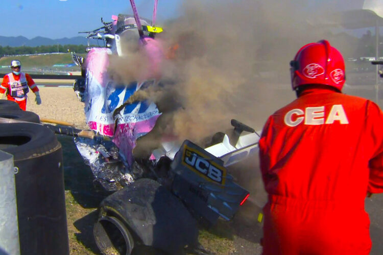 2nd red-flag at Mugello as Stroll crashes out