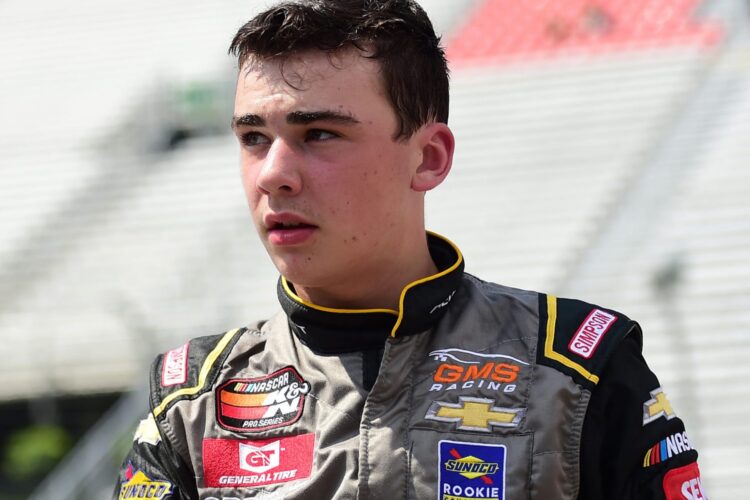 17-year-old Mayer passes Moffitt late to earn first career Truck win at Bristol