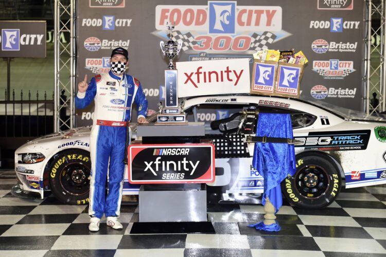 Briscoe wins Bristol Xfinity race